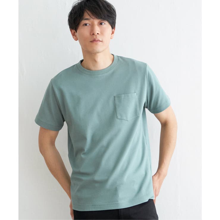 ミントグリン | ライトダンボールダブルフェイスTシャツ | ikka