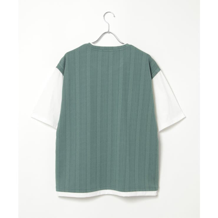 5分袖フェイクベストTシャツ | ikka  | 詳細画像25