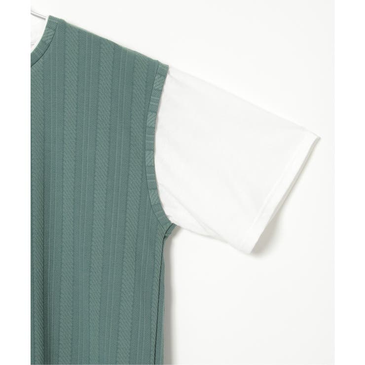 5分袖フェイクベストTシャツ | ikka  | 詳細画像26