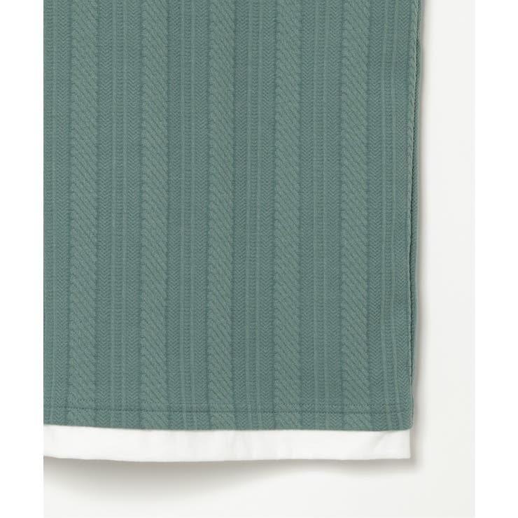 5分袖フェイクベストTシャツ | ikka  | 詳細画像27