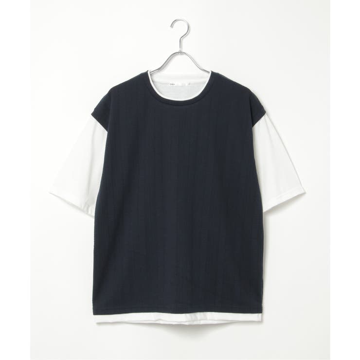 5分袖フェイクベストTシャツ | ikka  | 詳細画像31