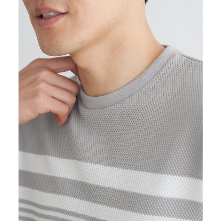 パイナップルパネルボーダーTシャツ | ikka  | 詳細画像17