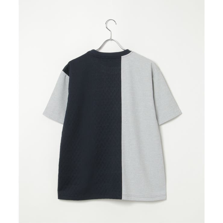 フクレジャガードワッフル切り替えTシャツ | ikka  | 詳細画像11 