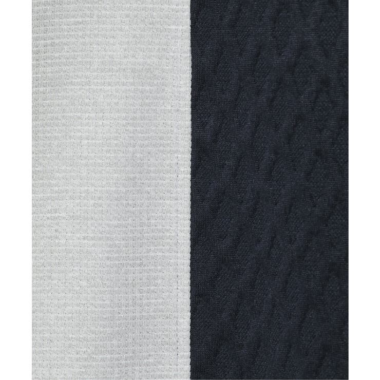 フクレジャガードワッフル切り替えTシャツ | ikka  | 詳細画像15 