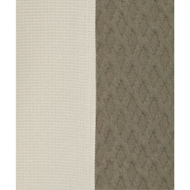 フクレジャガードワッフル切り替えTシャツ | ikka  | 詳細画像17 