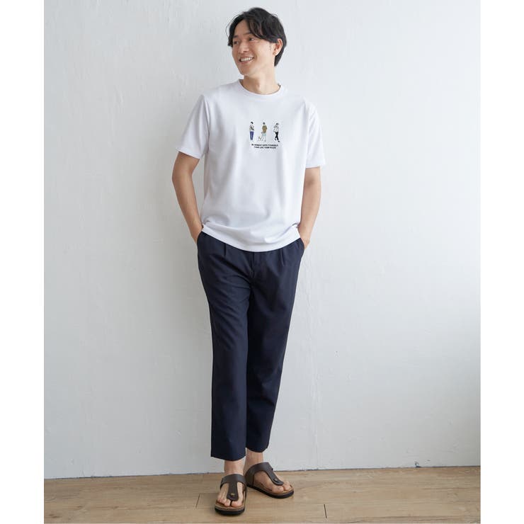 【親子コーデ】ポンチスリーメン刺繍Tシャツ | ikka  | 詳細画像8 