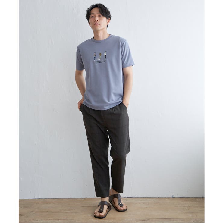 【親子コーデ】ポンチスリーメン刺繍Tシャツ | ikka  | 詳細画像10 