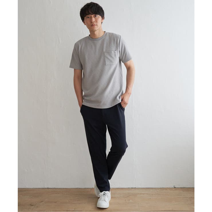 ヘリンボンフクレジャカードTシャツ | ikka  | 詳細画像12 