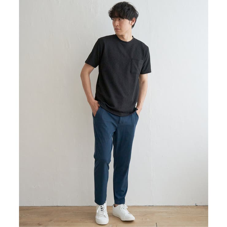 ヘリンボンフクレジャカードTシャツ | ikka  | 詳細画像15 