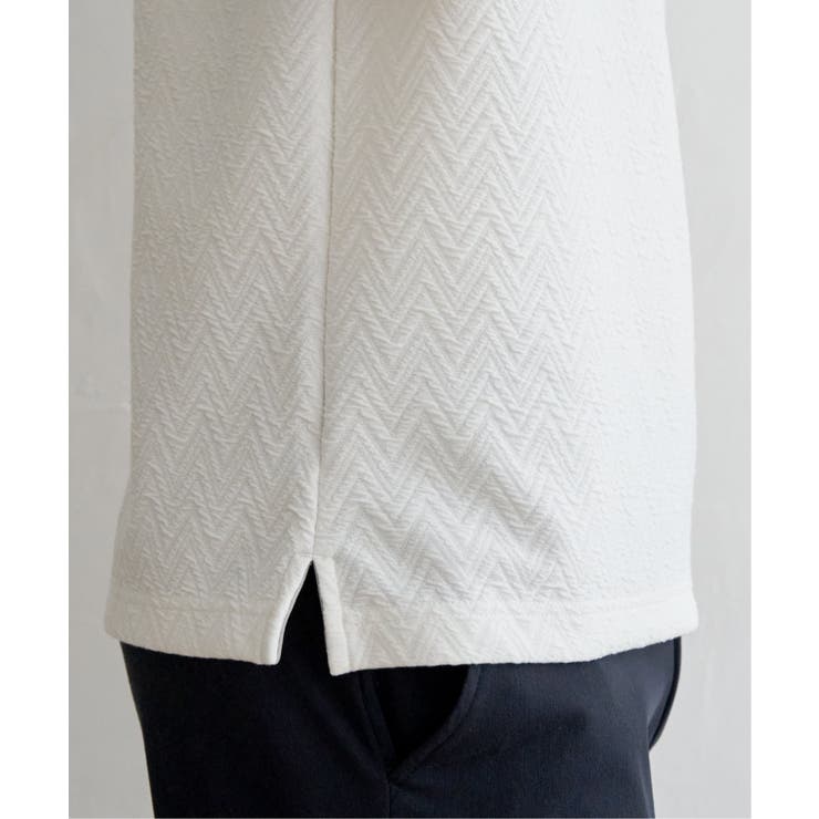 ヘリンボンフクレジャカードTシャツ | ikka  | 詳細画像22 