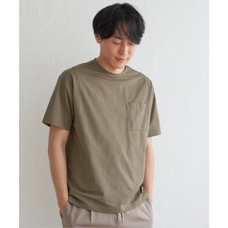 ベージュ | GOKU楽AIRポケットTシャツ | ikka 