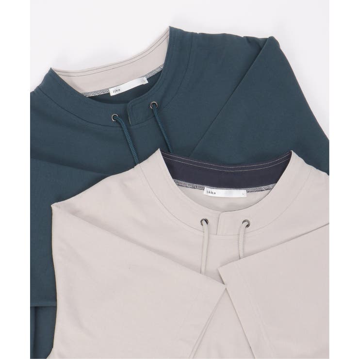 【接触冷感】冷感ルーイカラー5分袖 | ikka  | 詳細画像29 