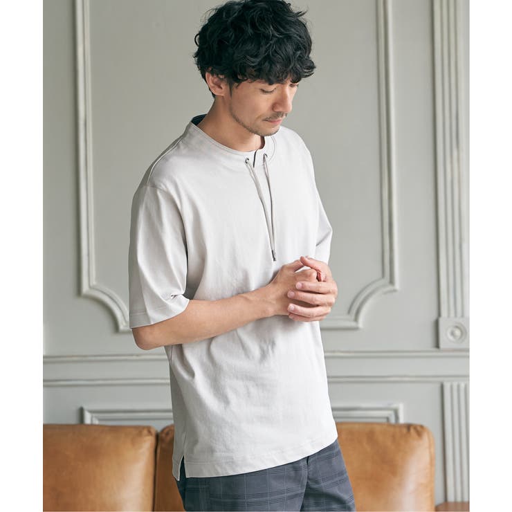 【接触冷感】冷感ルーイカラー5分袖 | ikka  | 詳細画像2 