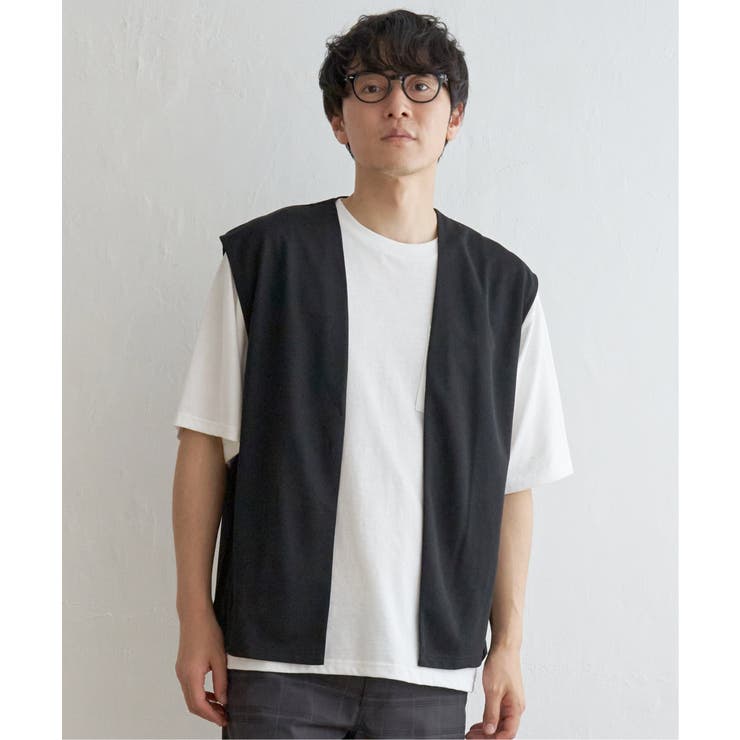 ブラック | 【2点セット】ジョーゼットジレインナーセット | ikka