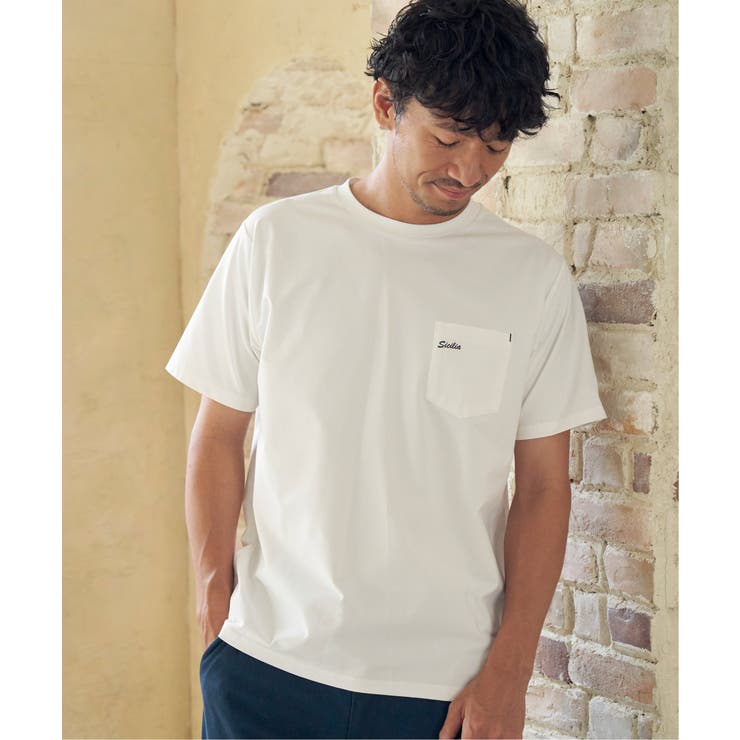 【接触冷感】速乾COOLポケットプリントTシャツ  | ikka  | 詳細画像2 