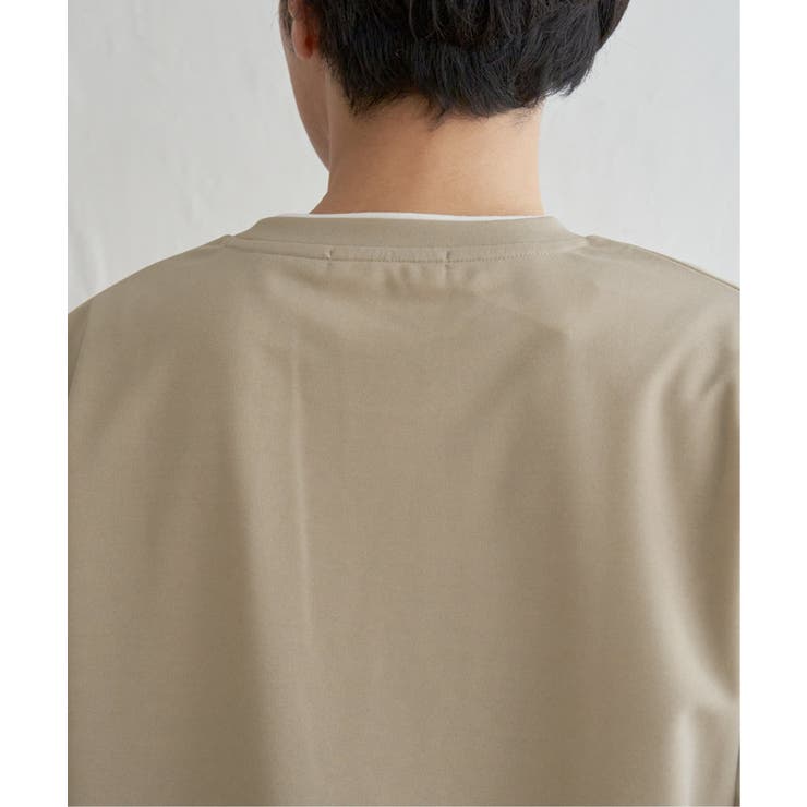 【接触冷感／親子コーデ】速乾COOLフェイクベストTシャツ | ikka  | 詳細画像26 