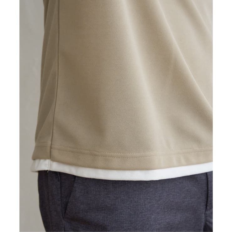 【接触冷感／親子コーデ】速乾COOLフェイクベストTシャツ | ikka  | 詳細画像27 