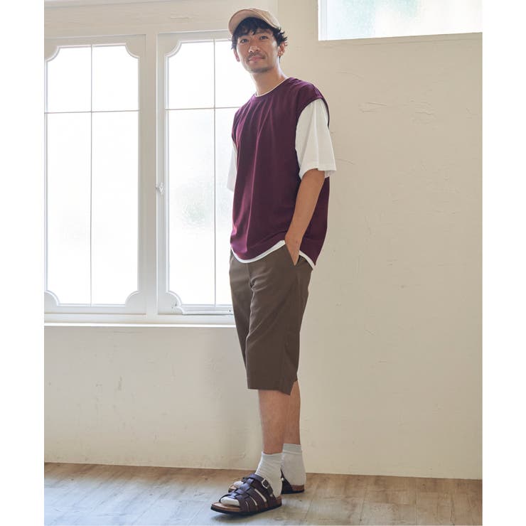 【接触冷感／親子コーデ】速乾COOLフェイクベストＴシャツ | ikka  | 詳細画像5 
