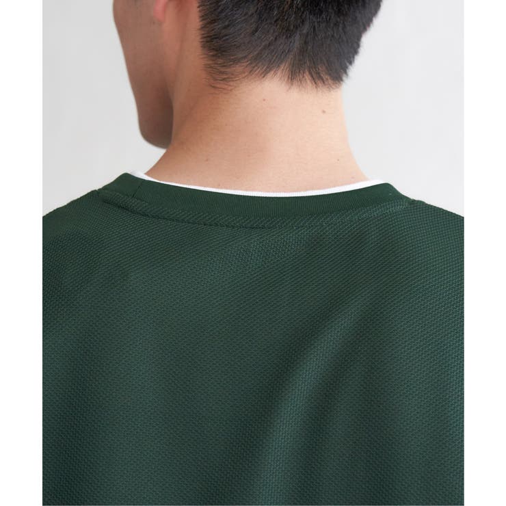 【お得だ値】ドライ鹿の子レイヤードTシャツ5分袖【吸水速乾】 | ikka  | 詳細画像16 