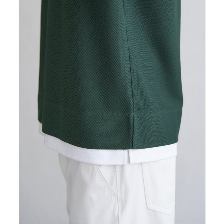 【お得だ値】ドライ鹿の子レイヤードTシャツ5分袖【吸水速乾】 | ikka  | 詳細画像17 