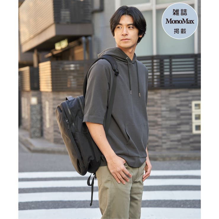 チャコール | 【雑誌MonoMax4月号掲載】GOKU楽冷感2WAYパーカ「小泉孝太郎さん着用… | ikka 