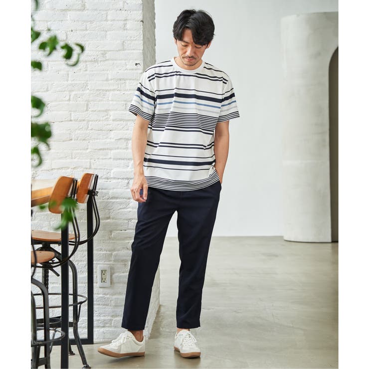 【MonoMax × 小泉孝太郎】冷感DRYポンチボーダーTシャツ「小泉孝太郎さ… | ikka  | 詳細画像6 