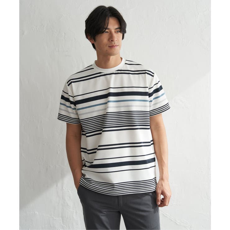 【MonoMax × 小泉孝太郎】冷感DRYポンチボーダーTシャツ「小泉孝太郎さ… | ikka  | 詳細画像12 