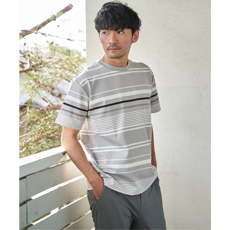 【MonoMax × 小泉孝太郎】冷感DRYポンチボーダーTシャツ「小泉孝太郎さ… | ikka  | 詳細画像15 