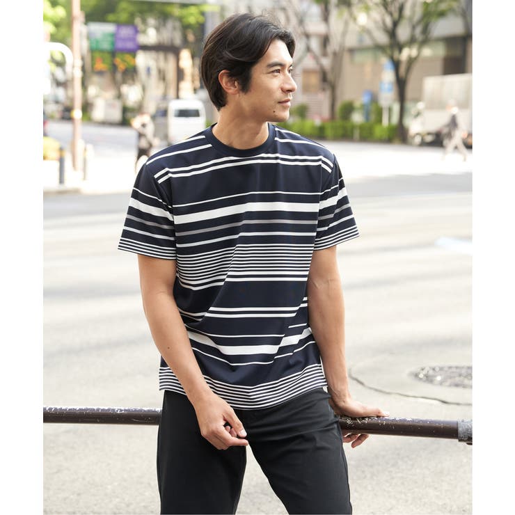 【MonoMax × 小泉孝太郎】冷感DRYポンチボーダーTシャツ「小泉孝太郎さ… | ikka  | 詳細画像23 