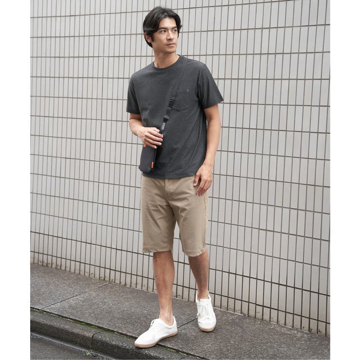 【吸水速乾】冷感DRYメランジ梨地Tシャツ | ikka  | 詳細画像7 