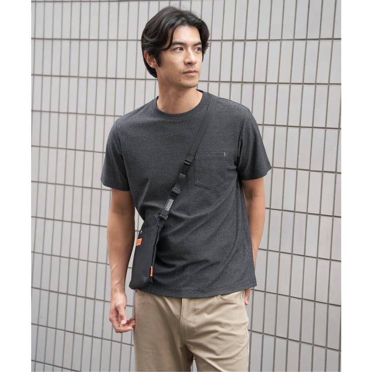 【吸水速乾】冷感DRYメランジ梨地Tシャツ | ikka  | 詳細画像3 