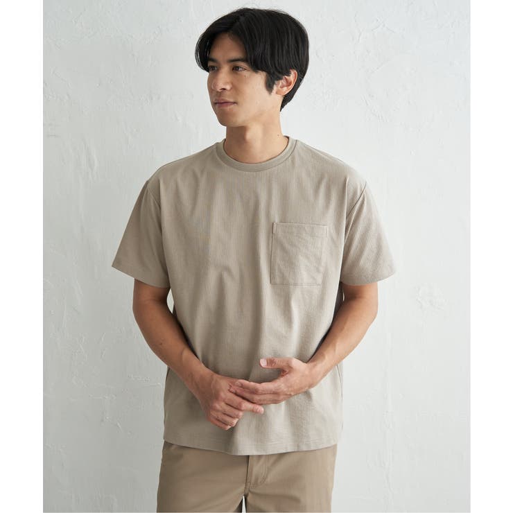 冷感DRYサッカーポケットTシャツ | ikka  | 詳細画像11 