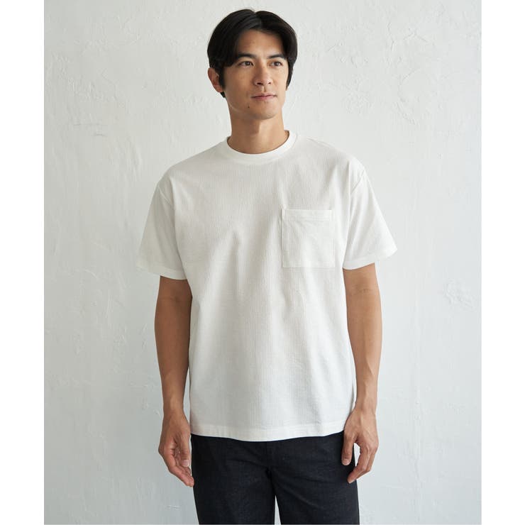 冷感DRYサッカーポケットTシャツ | ikka  | 詳細画像19 