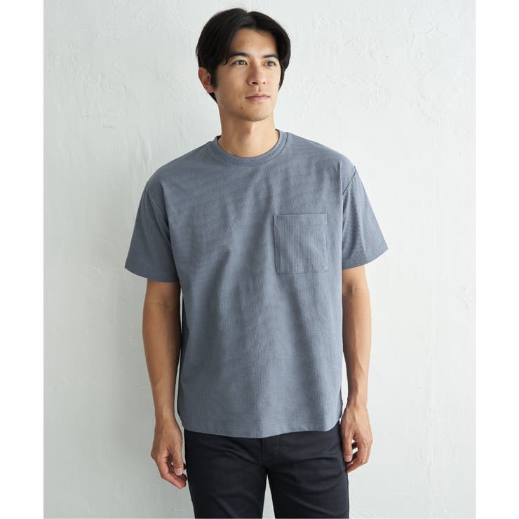 冷感DRYサッカーポケットTシャツ | ikka  | 詳細画像22 