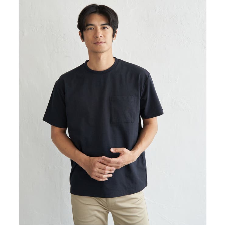 冷感DRYサッカーポケットTシャツ | ikka  | 詳細画像26 