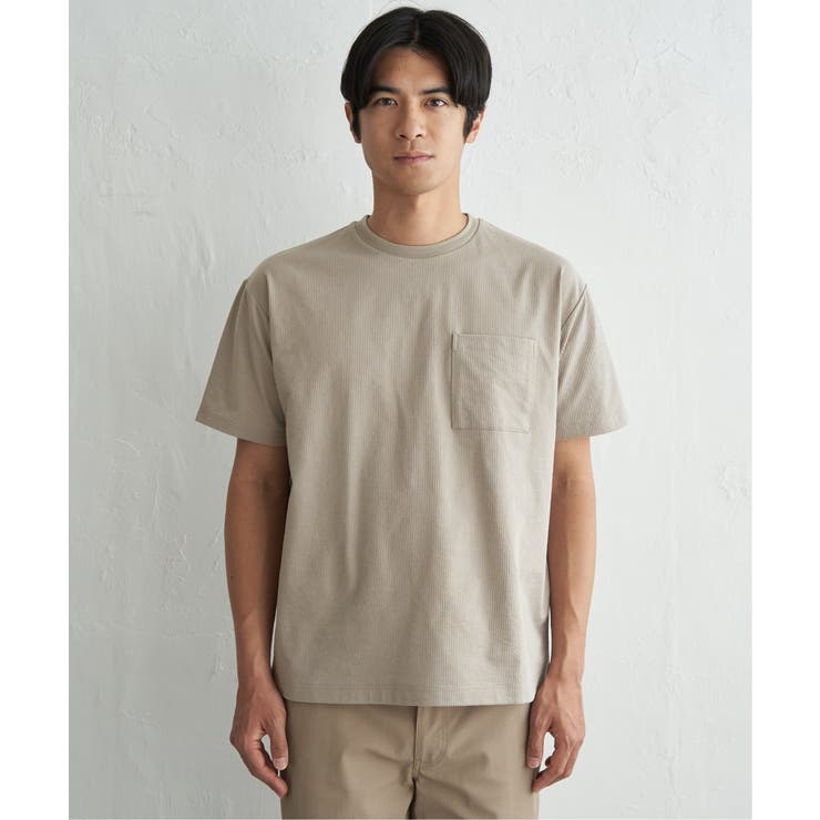冷感DRYサッカーポケットTシャツ | ikka  | 詳細画像31 