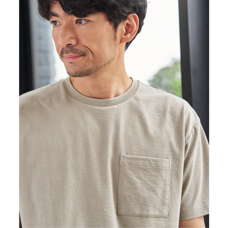 冷感DRYサッカーポケットTシャツ | ikka  | 詳細画像5 