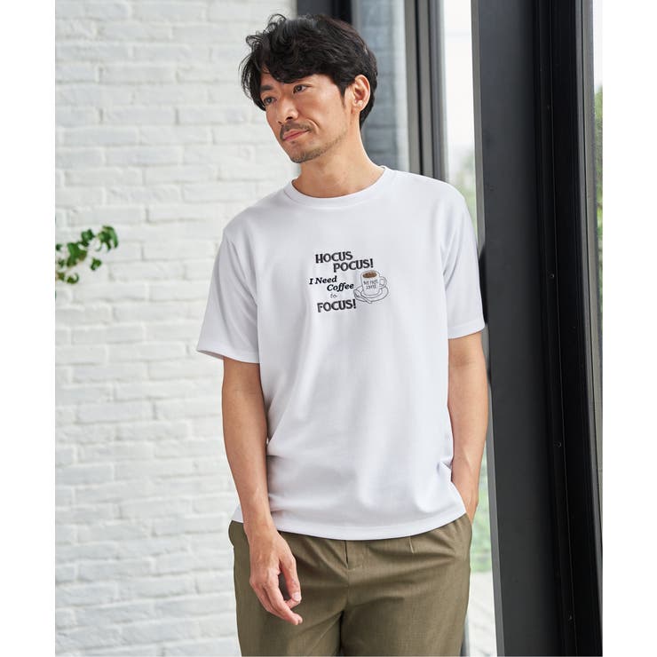 冷感ポンチ刺繍Ｔシャツ | ikka  | 詳細画像3 