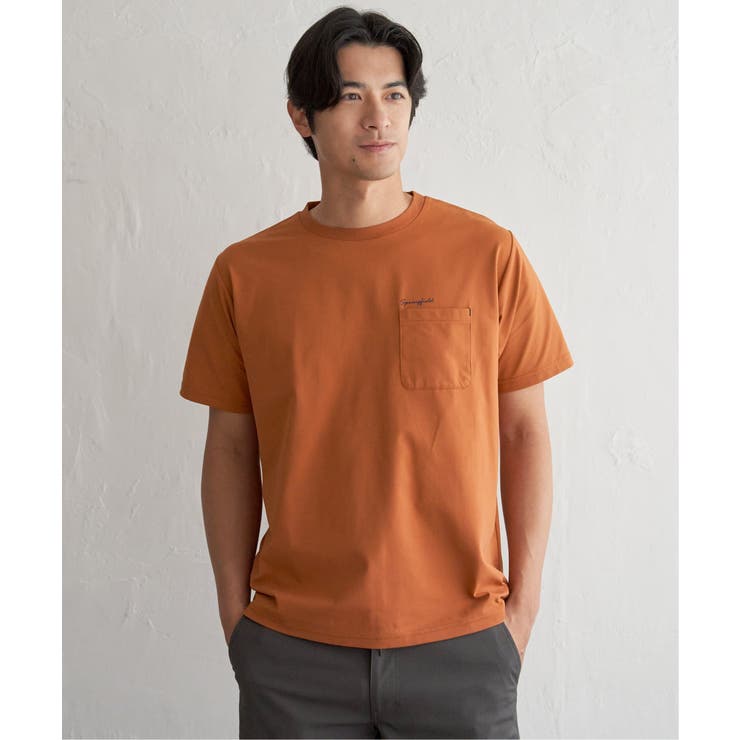 オレンジ | 冷感DRY旅するTシャツ | ikka 