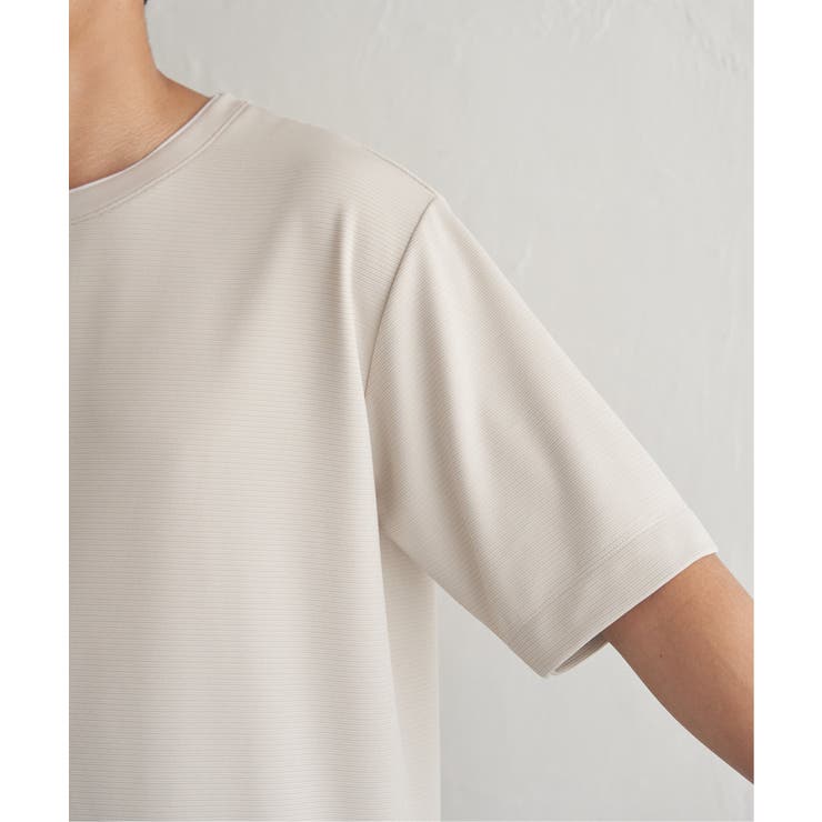 冷感DRYリップル5分袖Tシャツ | ikka  | 詳細画像33 