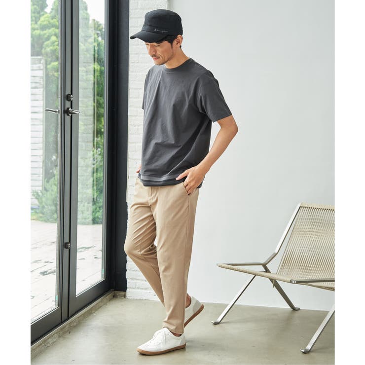 冷感DRYジョーゼットリブTシャツ | ikka  | 詳細画像5 