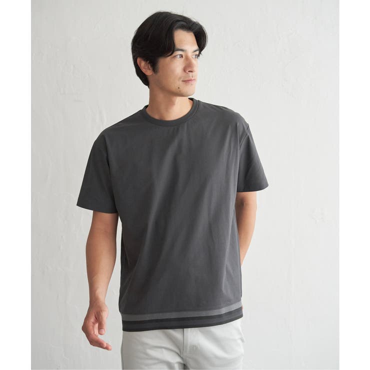 冷感DRYジョーゼットリブTシャツ | ikka  | 詳細画像7 