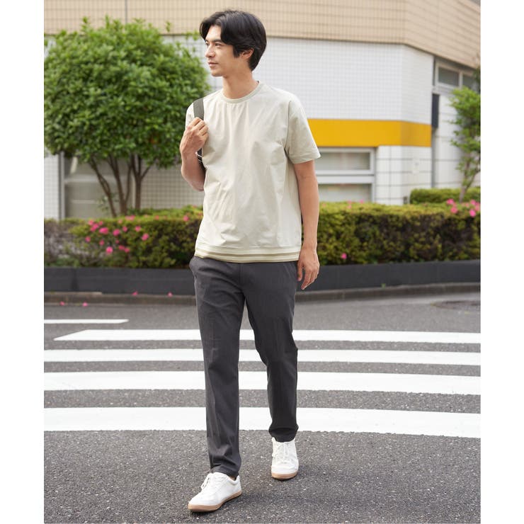 冷感DRYジョーゼットリブTシャツ | ikka  | 詳細画像11 