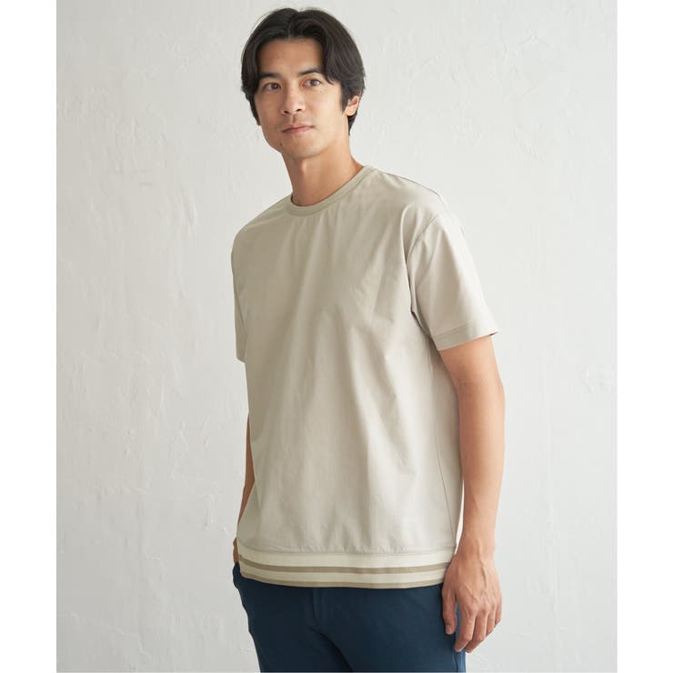 冷感DRYジョーゼットリブTシャツ | ikka  | 詳細画像13 