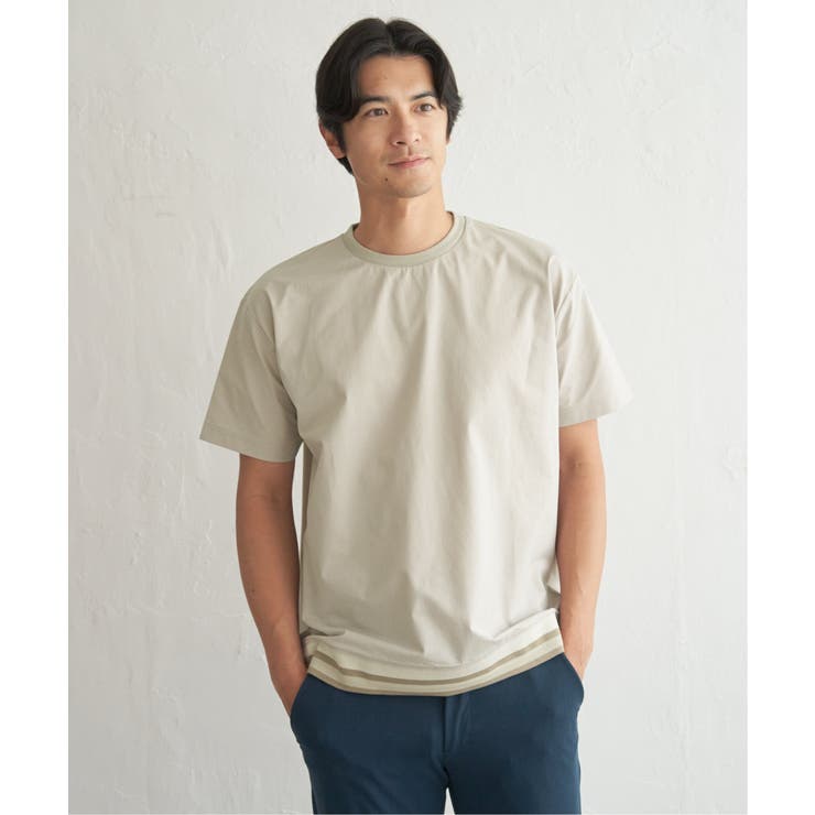 冷感DRYジョーゼットリブTシャツ | ikka  | 詳細画像14 