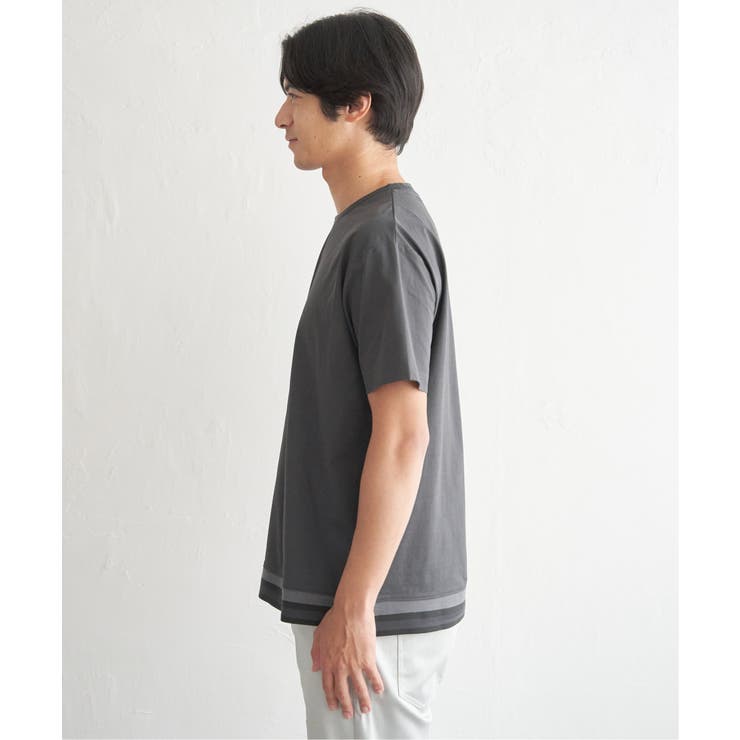 冷感DRYジョーゼットリブTシャツ | ikka  | 詳細画像29 