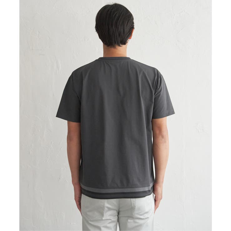 冷感DRYジョーゼットリブTシャツ | ikka  | 詳細画像30 