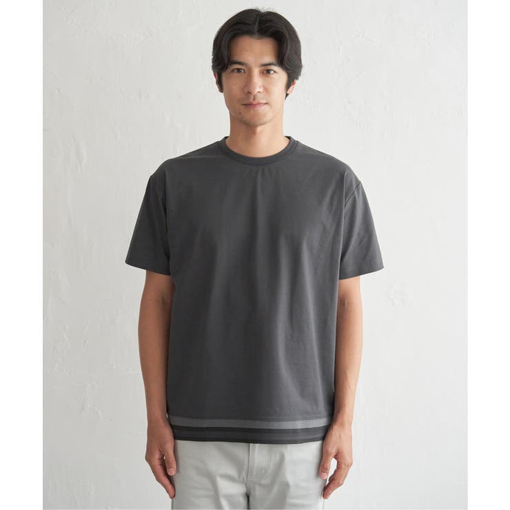 冷感DRYジョーゼットリブTシャツ | ikka  | 詳細画像31 