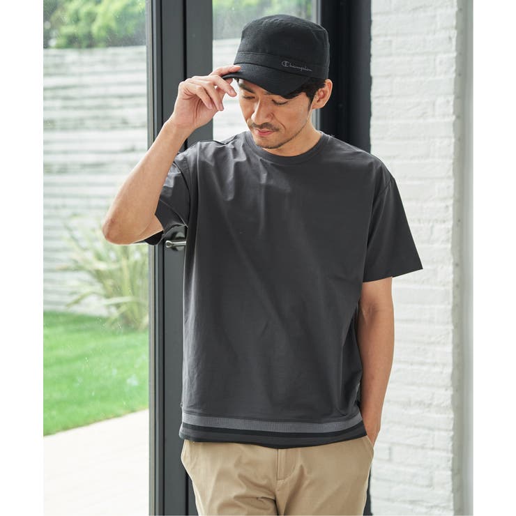 冷感DRYジョーゼットリブTシャツ | ikka  | 詳細画像3 