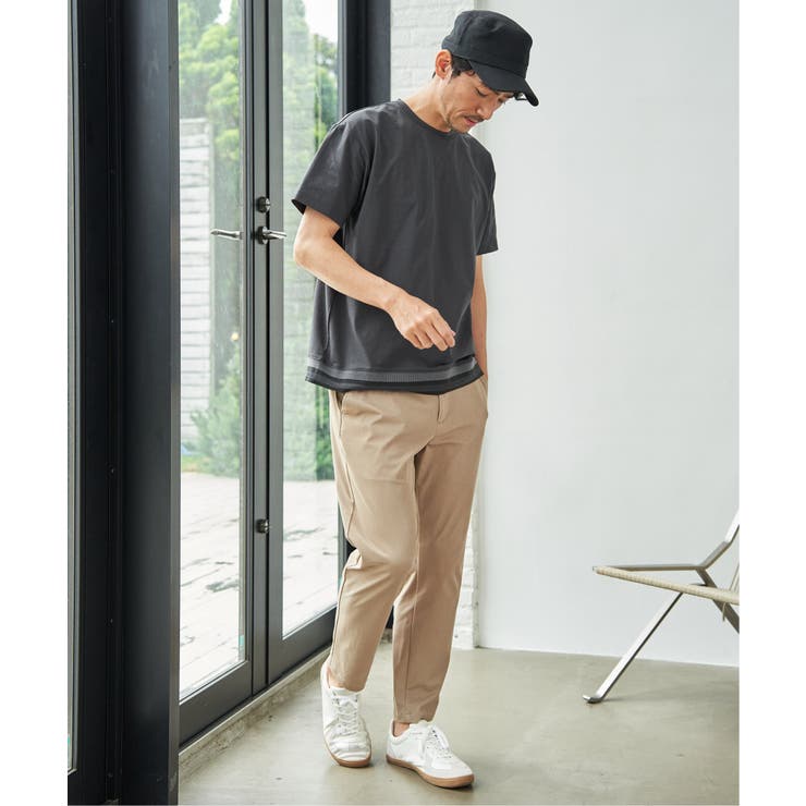 冷感DRYジョーゼットリブTシャツ | ikka  | 詳細画像4 